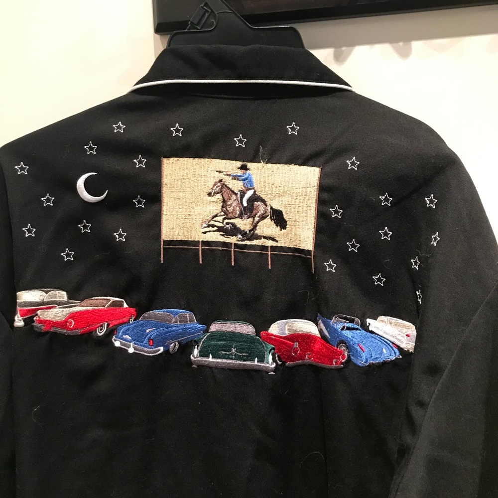 Scully retired design men’s XL western shirt